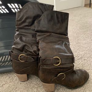 Brown boots